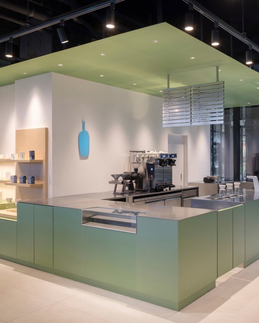 Our One Grove Cafe is now open in Magok, Korea. We drew inspiration from the historic naruteo (ferry dock) that once defined this area, reimagining its dual themes of "pause and flow." 

Our intention was to create a modern urban retreat that provides true relaxation and ease. The spatial design, from the gentle atmosphere to the deck-inspired furniture, reflects that historic rhythm, inviting you to catch your breath and connect with the movement of the surrounding city. We hope you find comfort and your new favorite drink in this new space.

Blue Bottle One Grove Cafe
Address: 165 Gonghang-daero, Gangseo-gu, Seoul
Hours: Mon-Fri 8:00 AM - 10:00 PM | Sat-Sun 10:00 AM - 10:00 PM
