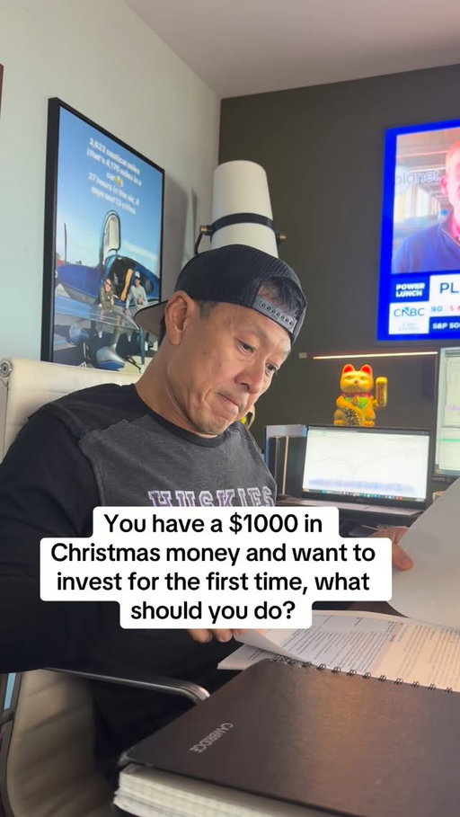 You have a $1000 in Christmas money and want to invest for the first time, what should you do?