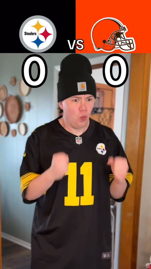 STEELERS VS BROWNS RECAP😳🤣🏈 #nfl #football #browns #steelers #skit #funny