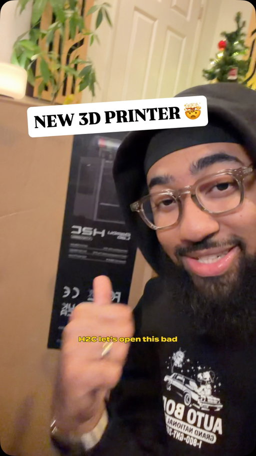 Who would’ve thought it would get here?!? Thank you @bambulab_official 😂🙏🏾

#3dprinting