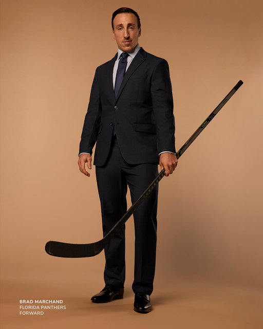 A master of style, on and off the ice. Brad Marchand redefines game-day attire. 

© NHL #PerryEllisxBradMarchand #NHLWinterClassic2026