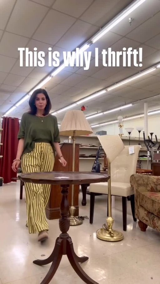 Still one of my favorite thrift wins ever ✨ (one of my most viewed from 2025)

This table was the definition of “the hunt” — months of searching, saving listings, walking away from overpriced ones… and then finding it when I least expected it for $39.99.

I added a little throwback styling clip from our last house at the end because honestly, pieces like this are why I thrift. They move with you. Different rooms, different seasons, different homes — and they still work every time. Can’t wait to show it styled in our new house!

If you’ve ever felt like the piece you want is always just out of reach or just out of budget… this is your reminder not to give up. The right one always shows up eventually.

Tell me: would you have paid this much at a thrift store or do you think it was too much? 

#thriftedhome #thrifted