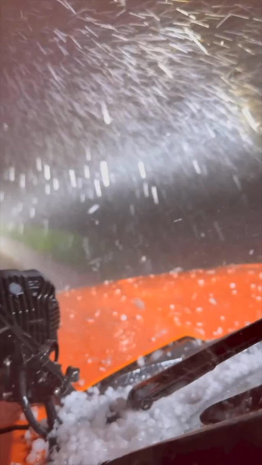 That hail was INSANE! 💥🥶 Just listen to how loud it is! This is exactly why we run LINE-X Protective Coating, built to handle whatever the storm throws at us. 🦾🌪️

We were getting pounded by hail inside a tornado-warned storm in Manitoba, it sounded like rocks smashing metal. Not a single mark left on the truck, thanks to LINE-X.

@linexnorthamerica #LINEX #TornadoWatch #HailStorm #StormChasing #ExtremeWeather #NatureUnleashed
