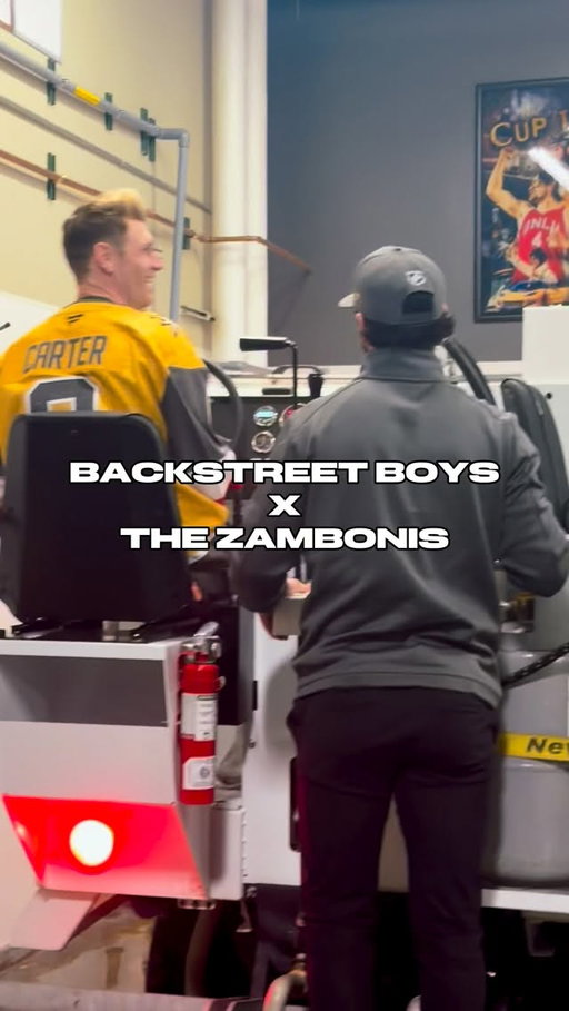 The collaboration we’ve been waiting for has finally happened. Thank you @vegasgoldenknights for having us and making all of our dreams come true 🏒

#backstreetboys #zamboni #icehockey