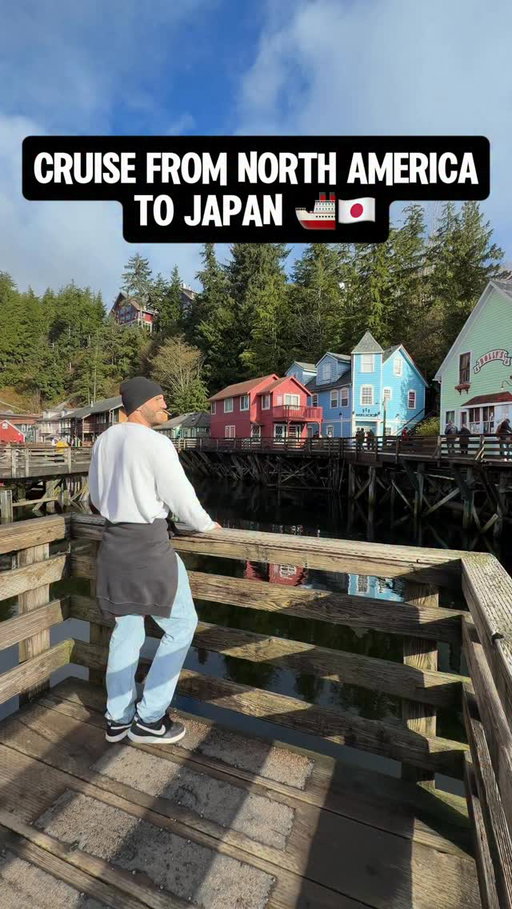 This cruise takes you from Canada all the way to Japan! Not only do you get to end in Japan but you get an unforgettable journey along the way. 

We saw whales in Alaska, ate fresh crab, and rode a train into the mountains before crossing the international date line and entering Japan. 

This is a once in a lifetime trip and we loved every minute! @norwegiancruiseline 

#NorwegianSun #NorwegianCruiseLine #alaskacruise