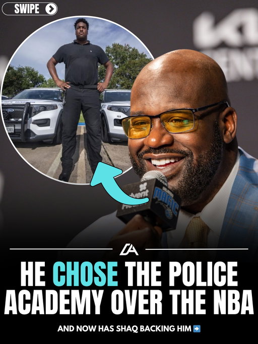 He was 7’3”. He had NBA interest. And he still chose a different path. Jordan Wilmore walked away from basketball dreams because he wanted something bigger than a contract… he wanted to serve.

Jordan finished the police academy, passed everything in front of him, and then hit the final hurdle. He failed the state exam by one single point. That one point meant working a second job, stretching himself thin, and possibly watching the dream slip away.

Then Shaq heard the story. Three words: “I got you.” Shaq stepped in to cover Jordan’s living expenses so he could focus fully on earning that last point. No distractions. No second job. Just belief, support, and a reminder that the right people always show up at the right time.

Sometimes the real wins don’t come on a scoreboard. Sometimes they come from choosing purpose… and having someone make sure you get the chance to finish what you started.

Class act @shaq keep doing the right things 👏

Follow @idailyathlete for more Sports stories like these! 🏀