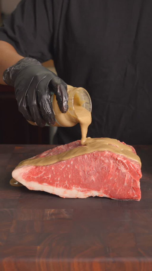 Today I dry aged a new york strip roast in Tahini. This gave it a super nutty flavor form the seasme seed and made it extra funky! This was absolutely delcious!

Huge thank you to @coloradocraftbeef for the amazing beef!!

#food #cooking #dryage #tahini #steak