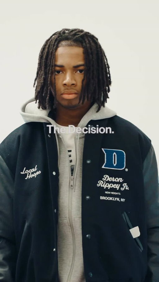 From Brooklyn to Durham, @deronrippeyjr is officially a Blue Devil 👿

1/1 Varsity Jacket designed by LH 🎟️