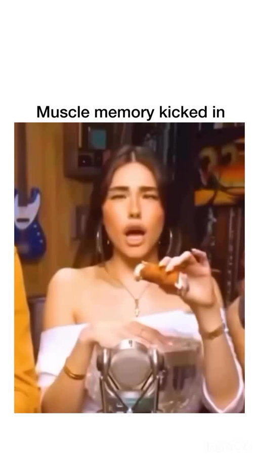 She had to lock in real quick