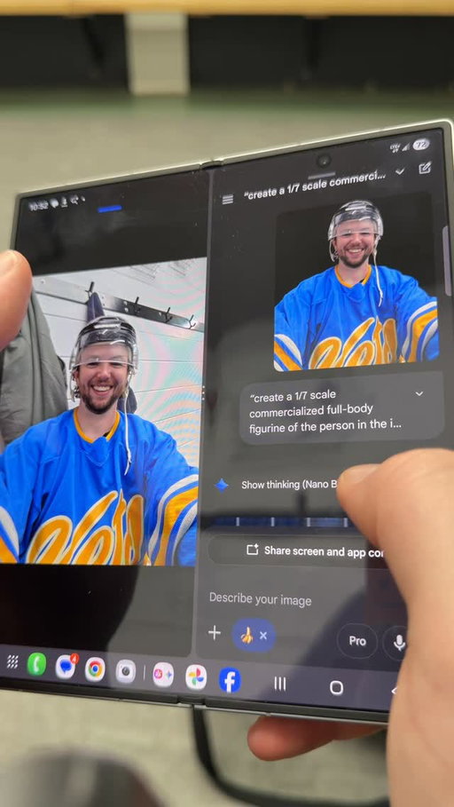 Life is just about getting stuff for group chats @SamsungCanada #NanoBanana #GalaxyZFold7 #SamsungPartner #ad
