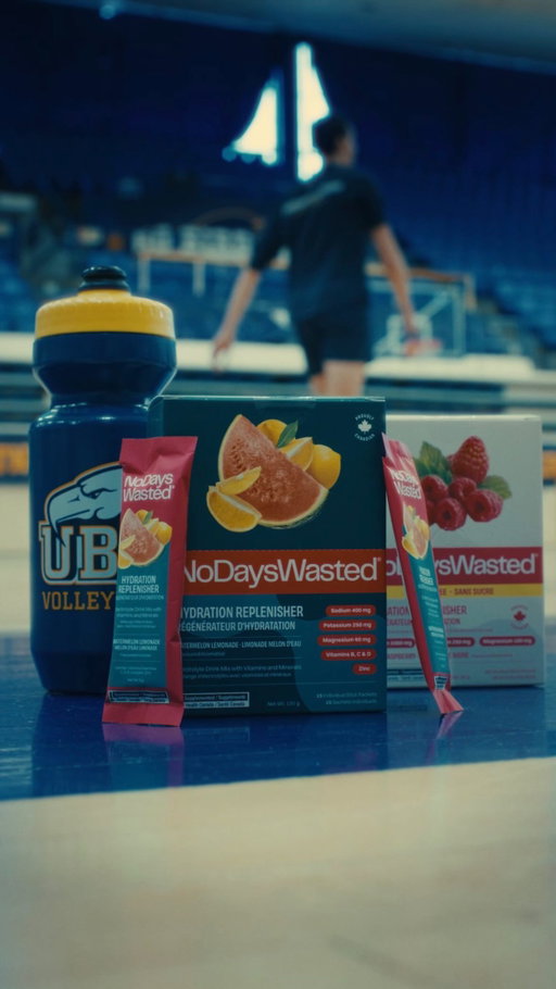 ⚡️🐦 Work hard. Hydrate harder. 

The secret behind the TBirds’ recovery? Staying hydrated with @nodayswasted 💪

✅ Electrolytes
✅ Real Ingredients
✅ Peak Performance

Don’t let dehydration bench you. Grab your mix at the link in our bio - just in time for New Year’s Day 

UBC Volleyball x @nodayswastedco 

🎥 @colejoliat 

#UBC #LegacyofExcellence #TBirdsVolleyball