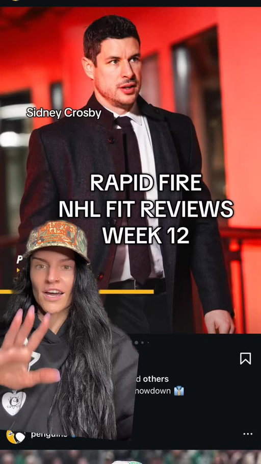 A short week but plenty of fits!!! RAPID FIRE NHL FIT REVIEWS WEEK 12 ❤️‍🔥🏒 #nhl #hockey #hockeyplayer #hockeyfan #fashion