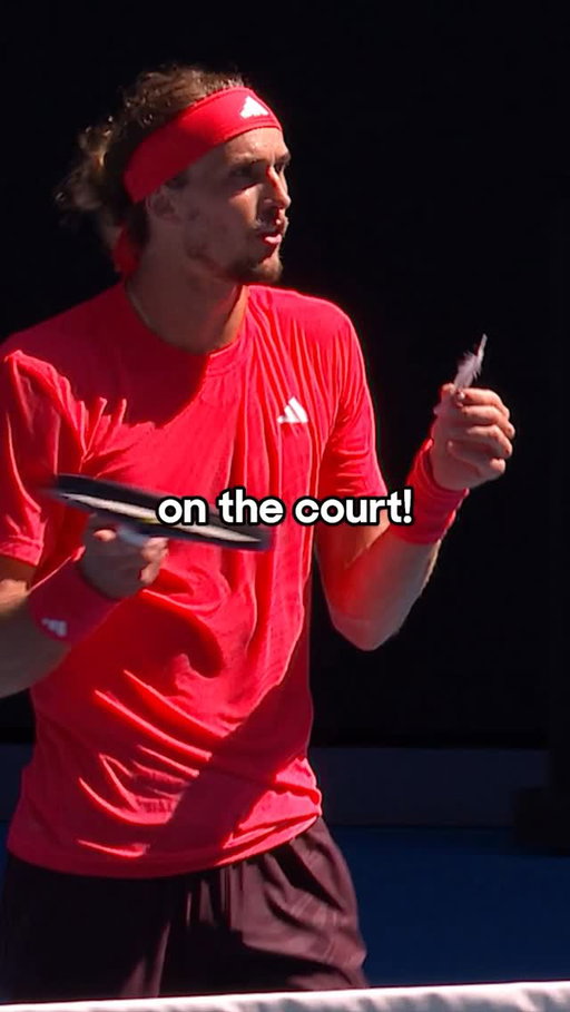 Rent-free AO Moments: No. 1
Zverev vs the Feather on Court, a short story 🪶