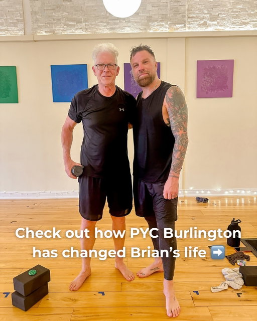 Meet Brian - a wonderful PYC Burlington member and retired NHL player (pictured beside his awesome dad!)

Brian joined our community on January 2, 2023, and has since shown up for close to 350 practices! His consistency, openness, and commitment are a powerful reminder that yoga meets you exactly where you are - no matter your background, experience, or chapter of life.

Swipe to read Brian’s experience in his own words.
We are deeply grateful to have him as part of our community ❤️
.
.
.
#ourpeople #communityvibes #yogaforeveryone #grateful #nhl