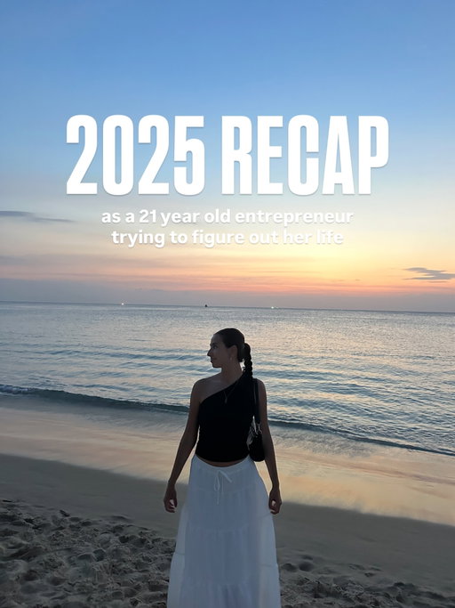 2025 was definitely a journey for me, but one I’m super grateful for 🤍

Some highlights:
- Travelling Asia for 2.5 months with my family
- Buying my first car in cash
- Hosting 3x @ugcinnercircle community trips 
- Meeting likeminded people & making new friends
- Investing in my health & wellness
- Starting a supplement brand with my boyfriend 
- Booking to go live abroad next year

But the main thing 2025 brought me was peace. I started 2025 feeling lost, and ended the year feeling clearer on my path and my purpose.

Hope everyone has a blessed 2026, and excited to be more active on here in the new year ✨