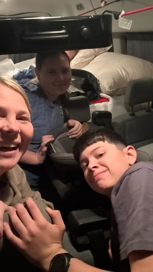 One mom + six kids + a 15-passenger
van = our kind of RV 🛌 🚐 
Not fancy, just functional. Not perfect, just full of memories. This is how we travel, when saving money! 
#MomOnTheGo #VanToRV
#FamilyRoadTrip #TravelWithKids #foryoupage