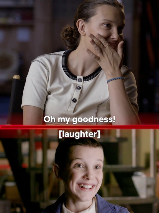 We ❤️ every version of Millie.

Head to the link in bio to watch the original cast of Stranger Things revisit their very first on-set interviews.