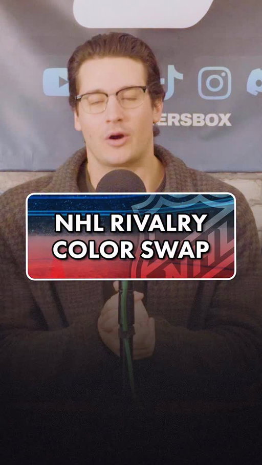 NHL HEATED RIVALRY COLOR SWAPS! #hockey #nhl #nhlhockey