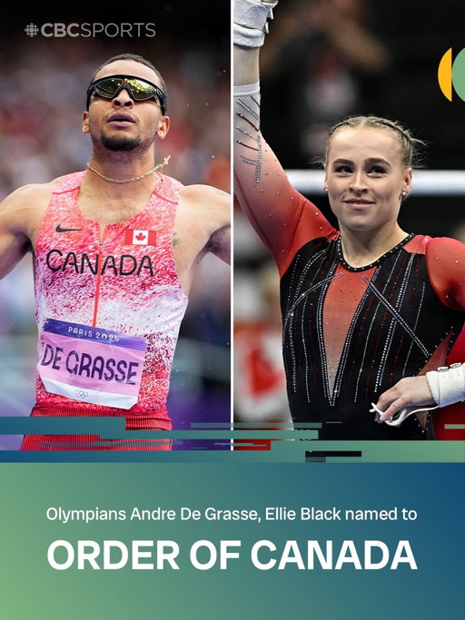 Andre De Grasse and Ellie Black are among 80 new appointments to the Order of Canada 🇨🇦🙌