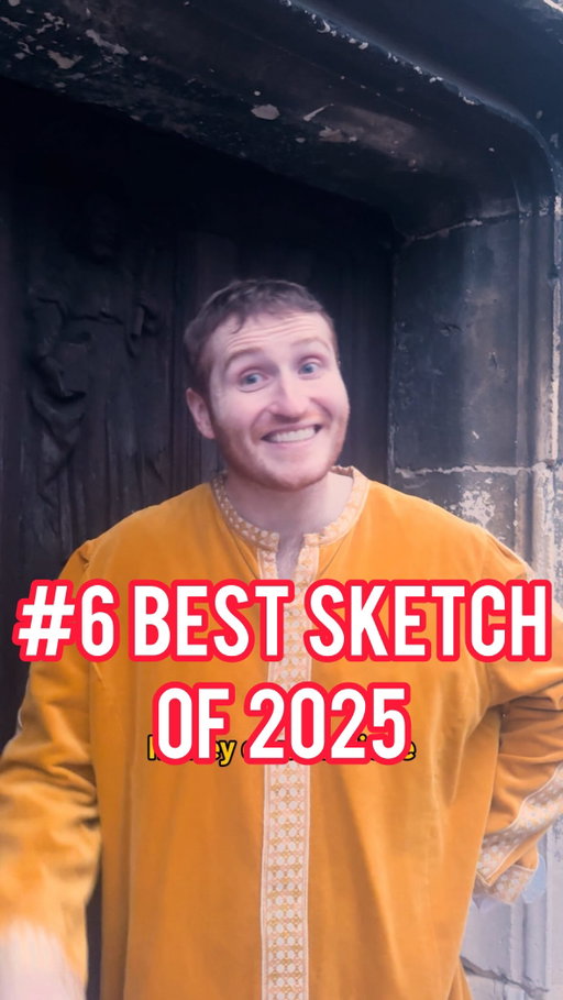 Number 6 of my Top 10 Favourite Sketches of 2025

Shout out @leahlamarr for this one!

We met on a brilliant shoot with @the_content_machine (shout them out for the amazing costumes and venue) and immediately hated each other 🙏

We used that hate to quickly bash out this super fun sketch when we only had 20 mins before we had to leave.

She’s an awesome actress and this just felt so silly.

We’re deciding whether we should do more medieval sketches or more one night stand sketches.

Ideally we’ll never meet again 🫡

#medieval #sketchcomedy #funny #history #aliwoods