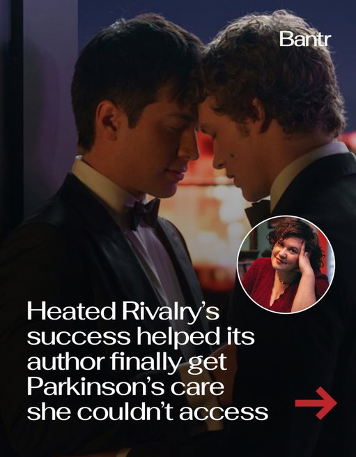 The success of Heated Rivalry did more than turn a cult romance into a global hit.

It helped its creator get life-changing medical care.

Author Rachel Reid, who was diagnosed with Parkinson’s in 2023, revealed that media attention around the show led a world-leading Parkinson’s specialist to contact her directly.

After years on a waitlist in a small community, she now has an appointment with a neurologist and medication adjustments that are already helping her sleep and write again.

“It could change things for me,” Reid said, explaining she hadn’t been getting the treatment she needed until now.

A rare reminder that sometimes pop culture reach doesn’t just change careers, it changes lives.

Media via Wikimedia/Crave/@rachelreidwrites

#readbantr #heatedrivalry #crave