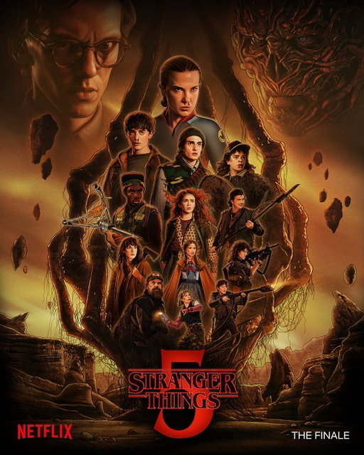 it ends tonight. the series finale of stranger things is now playing. 

🎨 @kylelambertartist
