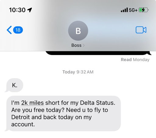 Delta plz help my boss because I sure as hell ain’t flying to Detroit today