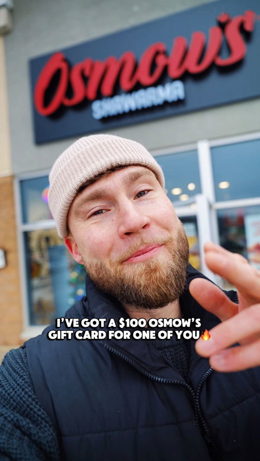 Kicking off the new year with a $100 Osmow’s gift card up for grabs 🔥

Want it?
• Follow @osmows 
• Comment OSMOWS
• Share this post (BONUS ENTRY)

I’ll be picking one winner on January 5th, 2026 and yes, I will be checking to make sure you’re following Osmow’s 👀 Good luck 🙌

If you haven’t been to Osmows before my go to order is always the Chicken on the Rocks with garlic, tahini & hot sauce, lettuce, tomatoes, pickles, pickled turnip, banana peppers & feta cheese😮‍💨

#Osmows #Shawarma
#Foodie #NewYearEats #OsmowsShawarma