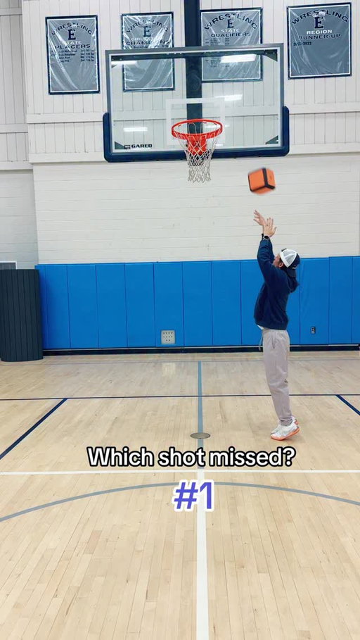 Which shot missed⁉️ Don’t miss out on improving your shot this New Year with @formbasketballtrainer