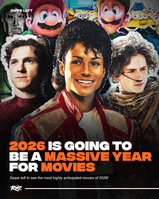 These are some of the most highly-anticipated movies dropping in 2026‼️

Which film are you most excited to see⁉️🤔