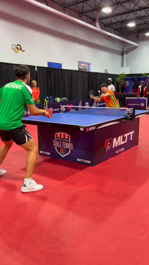 Asuka Sakai is The Dragon in real life. Without a doubt my favourite content piece of 2025! @sake.asu #tabletennis #pingpong #sport @majorleaguetabletennis