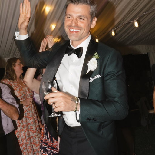 Eight years ago @provenance_us by @dianamichellem made my suits for night one and the finale of The Bachelorette. Today, she made my wedding suit. 

I am so grateful for her talent and artistry. 
I would not have been able to trust anyone else for such an important day. 
This is a true full-circle moment that I will never forget.

Thank you Diana Michelle.
