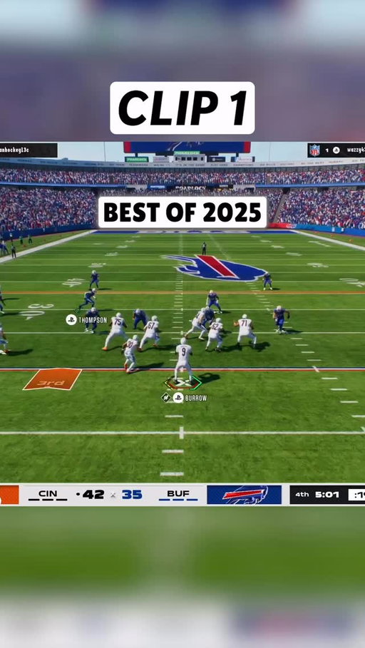 Madden Funniest Moments of 2025🤣 #madden #madden26 #madden25 #2025 #thegoosetv