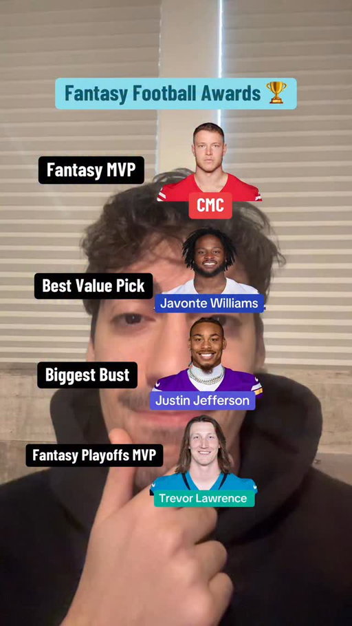 Fantasy awards!! #nfl #fantasyfootball #fantasyfootballadvice #fantasyfootballtips