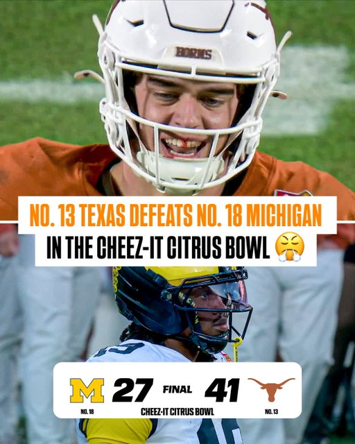 ARCH MANNING WITH 4 TOTAL TD 😤

THE LONGHORNS’ DEFENSE WITH 3 TURNOVERS 🍿