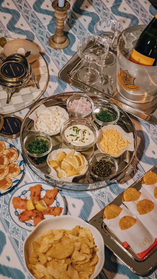 Champagne problems 🍾 We’re hosting our very first New Year’s Eve party at the lake home ✨🪩 

Caviar, pizza, and all the accoutrements 🍽️ I’m still learning how to host, but thrilled with how our home entertaining skills have developed.

#newyearseve #nyeparty #happynewyear2026 #caviarcharcuterieboard #partyfood