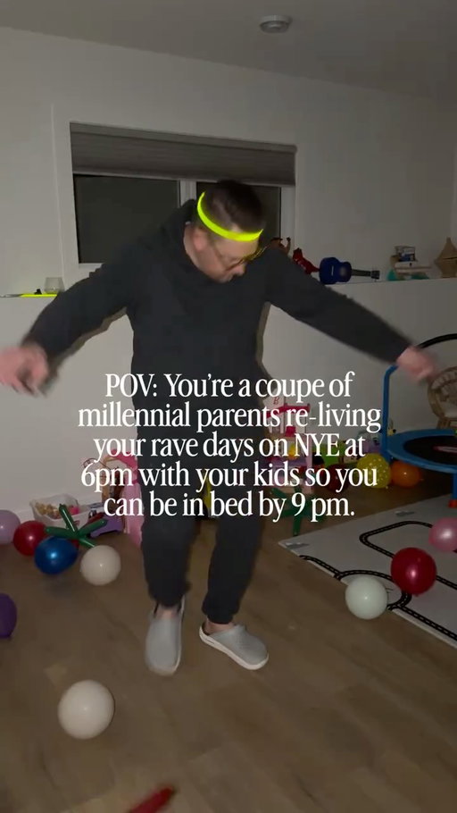New Year’s Eve looking a bit different these days 👀🤣

#NYE #millenialmom #ravedays #toddlermom #parenthood #toddlerrave