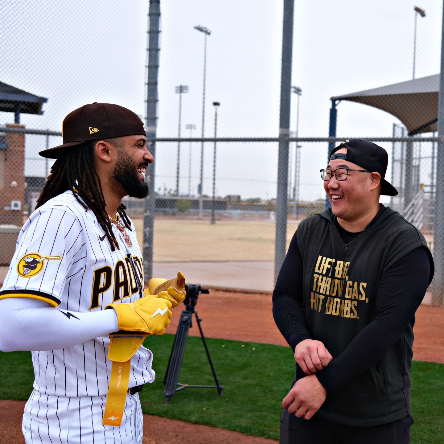 2025 Recap,

1. Hit tanks w Tatis
2. My 1st DEXA scan (it didn’t look good)
3. Made a bat for Harper and he used it in a game
4. Sophia’s first 🖕🏻 I’m proud of her
5. Cosmic baseball
6. My first MLB All star game
7. First Disney trip for Sophia
8. Bunting challenge w Julio
9. Shohei Bloatani
10. Caught a 16yr old throwing 101MPH
11. My first LLWS
12. My bat was used in an actual MLB game (insane)
13. First collab with the team that drafted me 15yrs ago, Giants
14. Tried out at Penn State
15. First beach for Sophia
16. Dropped nukes on a train
17. George Springroll
18. Beat robots on mrbeast video (for humanity)
19. First snow for Sophia
20. Content with an old friend

Not bad, could be better.

Happy New Year everyone and let’s send it in 2026 LFG

#HappyNewYear