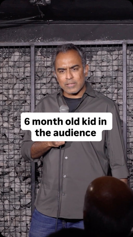 6 month old kid in the audience 

#instagood #standupcomedy #reelsinstagram #standup #fun 

[Stand up comedy, comedy, kids, kids in the audience ]