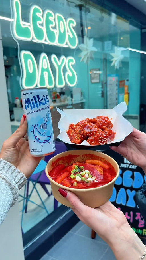POV: you just found one of the best Korean spots in 2026 🇰🇷✨

At @leedsdays_kfood you can find hand-rolled kimbap, cheesy tteokbokki plus an entire vegan menu too! 🌱

📍Leeds Days, Central Arcade, Leeds LS1 6DX

*AD #leedsbucketlist #leedsdays #leedsfood #koreanfoodie #kimbap #tteokbokki #foodfinds