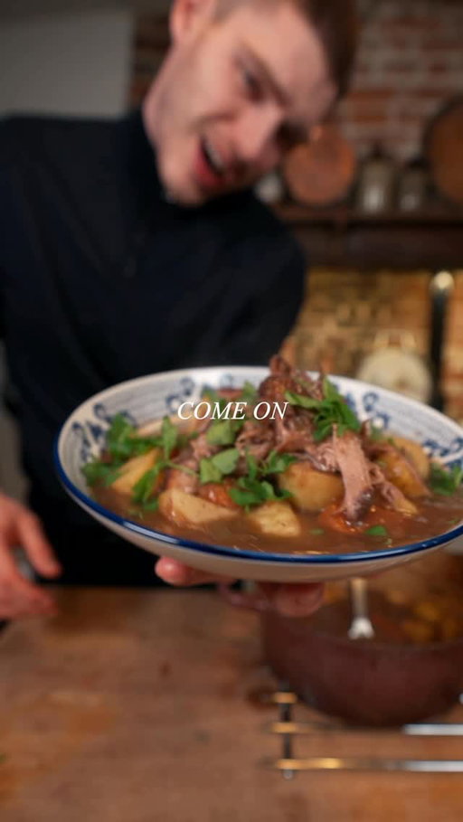 Top #10 recipes of 2025 - 7/10 - Slow Cooked Lamb Shoulder Stew 🔥🐑 - comment “SLOW” for all of my slow cooking recipes ❤️