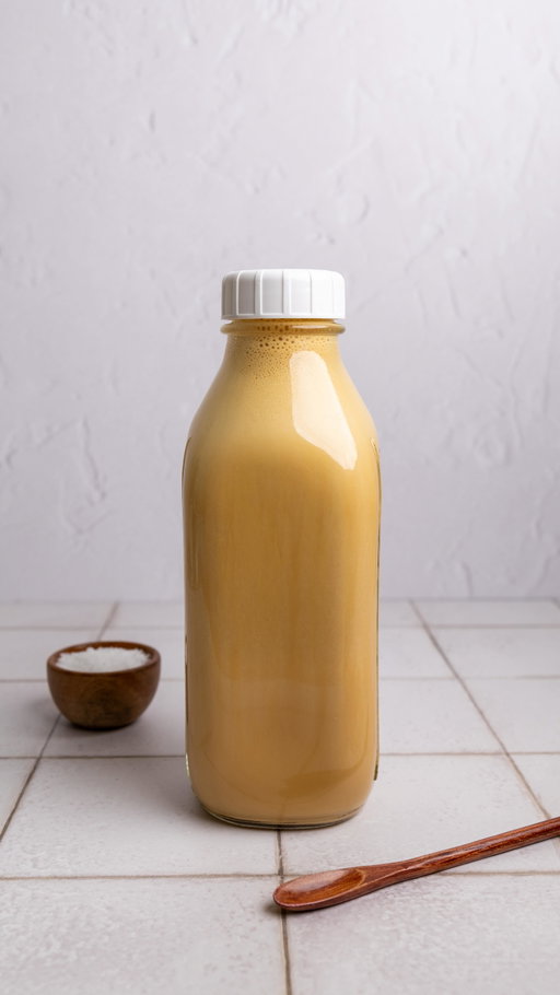 HOMEMADE SALTED CARAMEL CREAMER 😮‍💨

Full recipe is on my website: https://katerinafaith.com/homemade-salted-caramel-creamer/

Equipment:
Blender
rubber spatula
32 ounce mason jar pitcher or airtight container

Ingredients:
14 ounces half & half
1 14-ounce can dulce de leche
1 teaspoon salt
1/2 teaspoon vanilla extract
¼ teaspoon caramel baking emulsion or extract, optional for extra caramel flavor

Instructions:
Add all ingredients to a blender.
Blend until completely smooth and combined.
Pour into a mason jar or airtight container and seal.
Store in the fridge for up to 2 weeks.
Use in any hot or iced coffee. Shake well before pouring!

#coffeelikekat #homemadecoffeecreamer #coffeecreamer