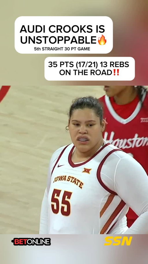The Most Dominant Player In Women’s Hoops Puts Up Her 5th Straight 30 BALL🔥‼️

Tap in with @betonline_ag 

#womenshoops #collegebasketball #iowastate #basketball #explore