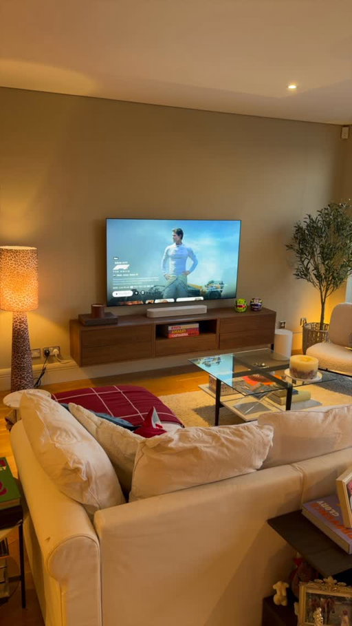 New year, new TV setup. Can’t wait to hear everything wrong with my DIY in the comments 🫡