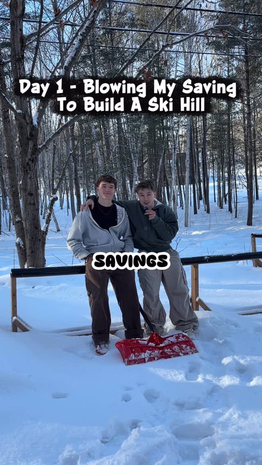 Well… since I’m rehabbing from ACL surgery this winter imma just blow all the money I saved for my contest season on @oldham.cody Backyard Ski Hill project 🫡🤷🏽‍♂️

Every 1 New Follower = $0.10 toward the project 📈
(Don’t worry we will blow some of it on funny stuff too) 

Today we bought a new 1500W @ducarcanada mini generator from @homedepotcanada to power flood lights for night skiing 🔦

…. Don’t worry I’ll abuse the set up next winter fs ;) 

#ski #skihill #parkskiing #mountains #winter