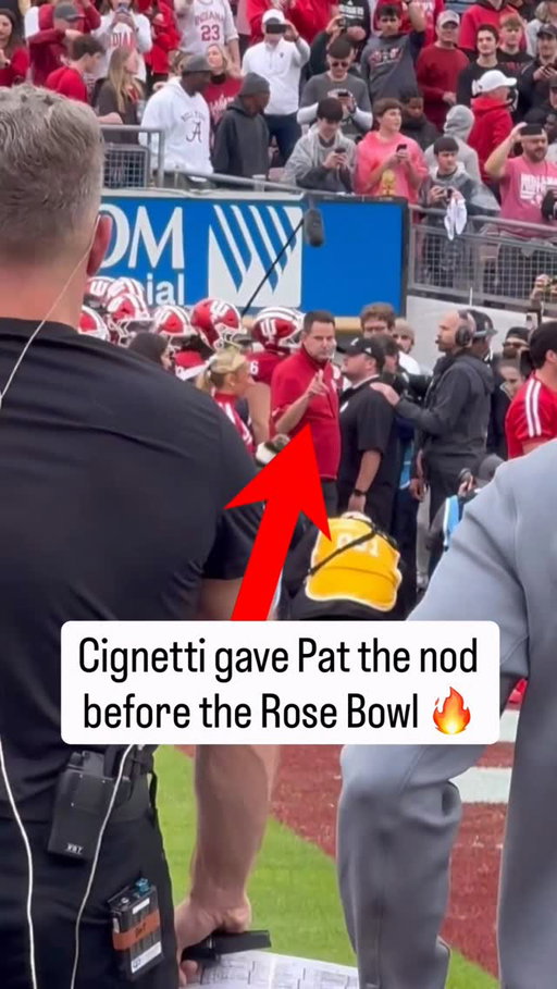 Just two state of Indiana legends 😤

The Hoosiers win their first ever Rose Bowl Presented by Prudential 👏

(via @patmcafeeshow)