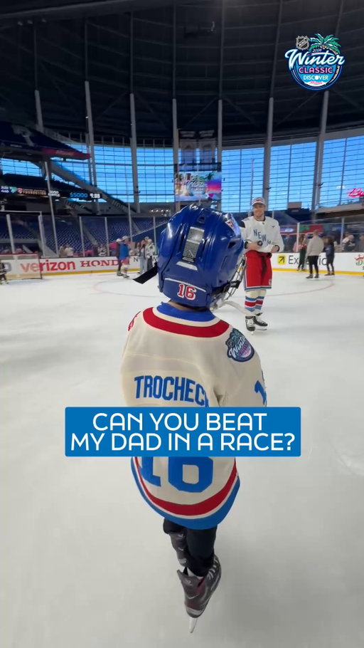 We're going to need to see Jonathan Quick and Vincent Trocheck (@trocheck_21) in a race now! 😆 

Watch the 2026 @discover NHL #WinterClassic TOMORROW at 8p ET on @nhlontnt, @hbomax, @sportsnet and @tvasports!