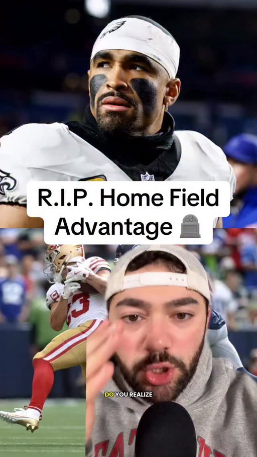 Home Field Advantage is GONE Approaching the NFL Playoffs 🪦🪦 #nfl #football #sports #nflplayoffs #reels
