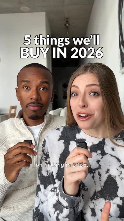 5 things we plan on buying this year 👀

We plan on investing 50% of our income this year, but there are a few things we plan on buying! 

We bought a few of the things on our ‘to buy’ list from last year (specifically the new bedding and glass kitchen bowls), so we thought that it would be fun to share again this year. 

Here’s our list - 

➡️ Purchase 1 - New Trash Can
➡️ Purchase 2 - New Bed Pillows
➡️ Purchase 3 - Plane Tickets 
➡️ Purchase 4 - New Socks 
➡️ Purchase 5 - ETFs

If investing in the stock market is also on your list for 2026 - and you want to learn more about how you can get started - comment ‘INVEST’ to get the registration link to our free investing workshop! 

We have a few sessions available - each one will start with the workshop, and end with a Q&A where we’ll answer all of your money and investing questions.

➡️ Tuesday, January 6, 2026 @ 8:00pm EST
➡️ Wednesday, January 7, 2026 @ 8:00pm EST
➡️ Saturday, January 10, 2026 @ 1:00pm EST

We can’t wait to see you there! 👀

#ToBuyList #SpendingMoney #WhatISpend #WhatISpendInAYear #RecentPurchase