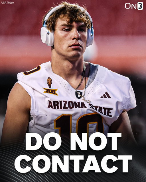 NEW: Arizona State QB Sam Leavitt has entered the NCAA transfer portal with a “do not contact” tag, Pete Nakos reports.